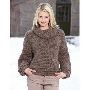 Strikkemnster - Raglan genser