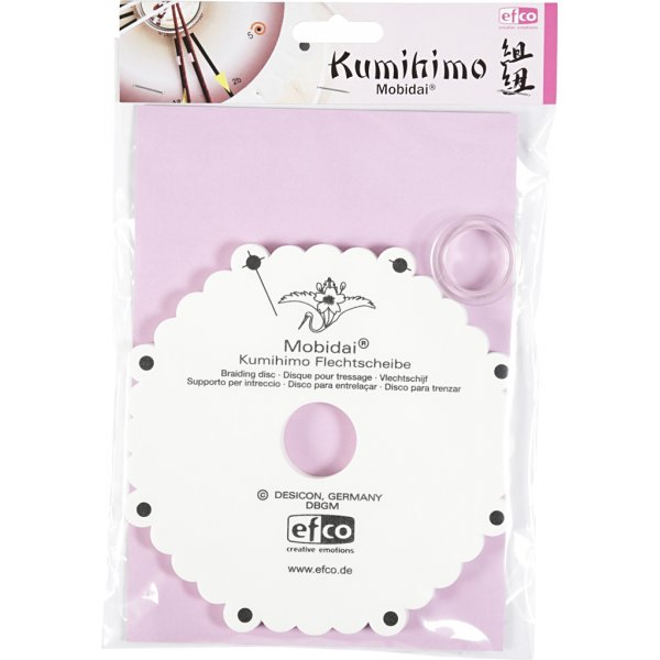 Kumihimoplatta för Flätning - Ø16 cm Kumihimoplatta för Flätning - Ø16 cm