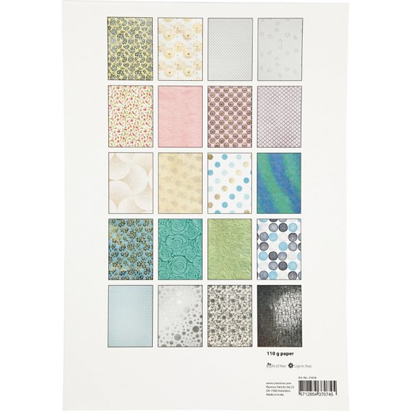 Handgjort Papper - A4 - 20 ark Handgjort Papper - A4 - 20 ark
