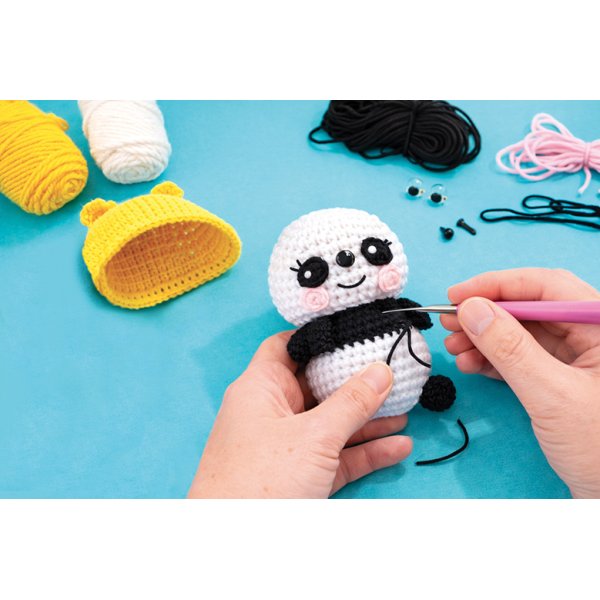 Amigurumi-kit panda 10 cm Amigurumi-kit panda 10 cm