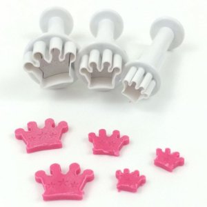 Utstickare - Dekofee - Prinsesskronor - 3-pack Utstickare - Dekofee - Prinsesskronor - 3-pack
