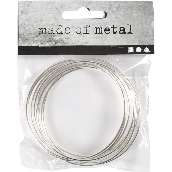 Metallring - silver - Ø7 cm - 10 st Metallring - silver - Ø7 cm - 10 st