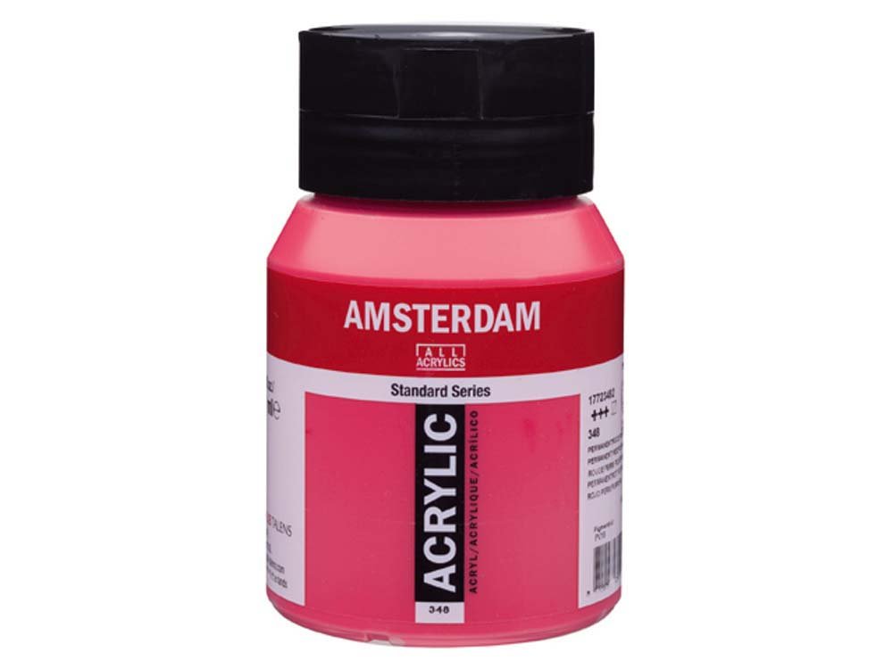 Amsterdam Akryl 500 ml - Permanent Red Purple - Akrylfarver, Kunstnerfarver