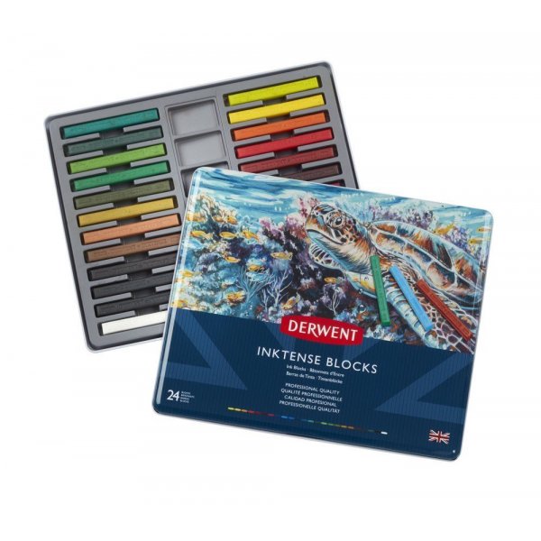 Derwent Inktense Block - 24 Stifter