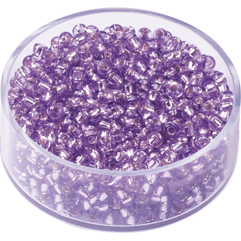 Boheme rocailleperler 2,5 mm 17 g - Orkidé - Blandinger af rocaillesperler, Rocaillesperler, Håndværk