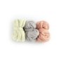 Garnpaket 3-pack 5 m - offwhite, ljusgrå, korall Garnpaket 3-pack 5 m - offwhite, ljusgrå, korall