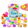 Mini-squishy - 25 st - Blandade motiv