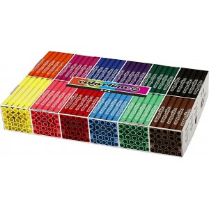 Colortime-pennor - standardfrger - 5 mm - 24 st