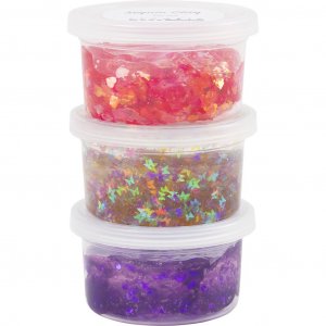 Sequin Clay Paljettlera Lila/Pink Harmoni 3x60 g