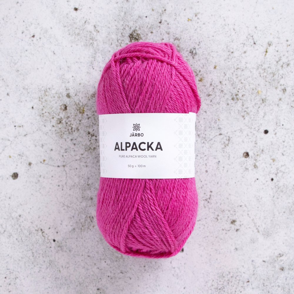 Alpacka - Pink Radish - Järbo Alpacka, Alpackagarn, Garn, Sticka & virka