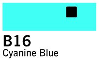 Copic Sketch - B16 - Cyanine blue - Copic Sketch, Copic-penne, Markers, Penne, Penne, kridt & tusch