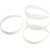 Diadem - 25 mm - vit - 5 st