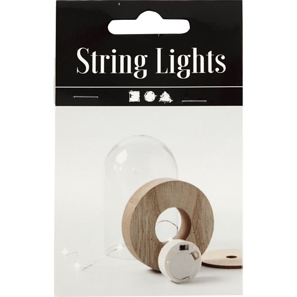 LED ljusslinga - silver - 27 cm LED ljusslinga - silver - 27 cm