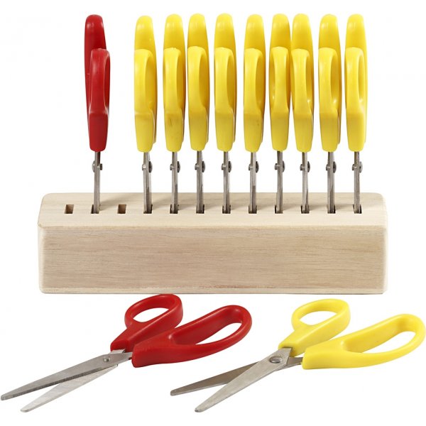 Barnsax - rund spets - 12,5 cm - 12 st Barnsax - rund spets - 12,5 cm - 12 st