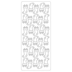 Peel offs - Julstrumpor Guld