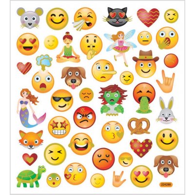 Klistermrker - emojis