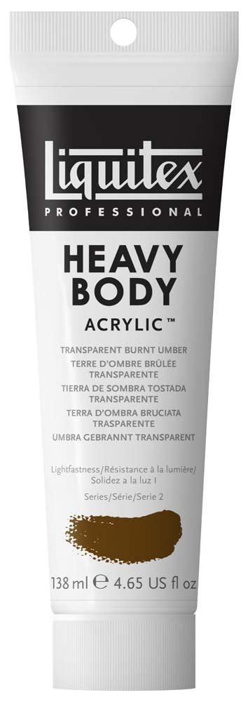 Akrylfärg Heavy Body Liquitex 138 ml - 130 Transparent Burnt Umber - Akrylfärger, Konstnärsfärger