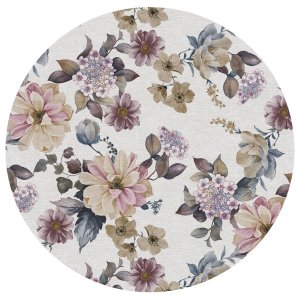 Vaxduk med Blommor motiv - Ljung