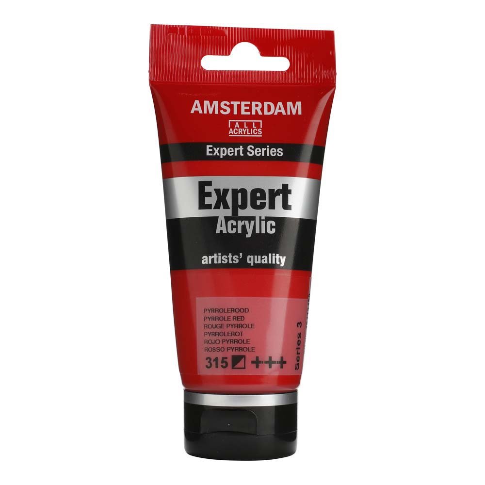 Amsterdam Acrylic Expert - 75 ml Pyrrole Red - Akrylfarver, Kunstnerfarver