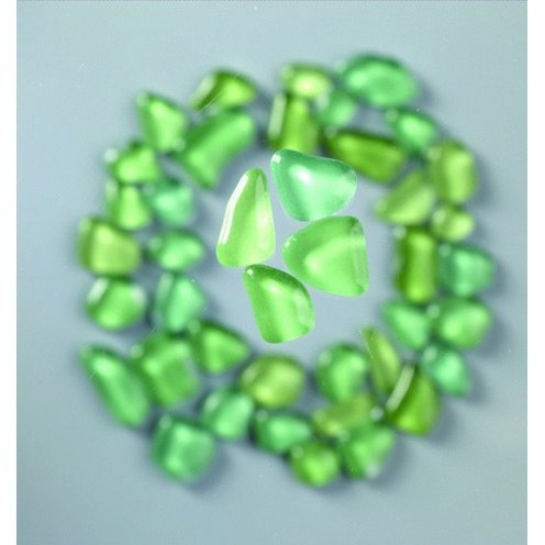 MosaixSoft - glassmosaikk 8 - 25 mm - lysegrønn 200 g ~ 140 stk. MosaixSoft - glassmosaikk 8 - 25 mm - lysegrønn 200 g ~ 140 stk.