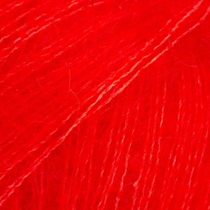DROPS Kid-Silk Uni Colour garn 25g - Hot red (61)