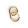 Kreoler runda 20 mm - guld, rostfritt stål Kreoler runda 20 mm - guld, rostfritt stål