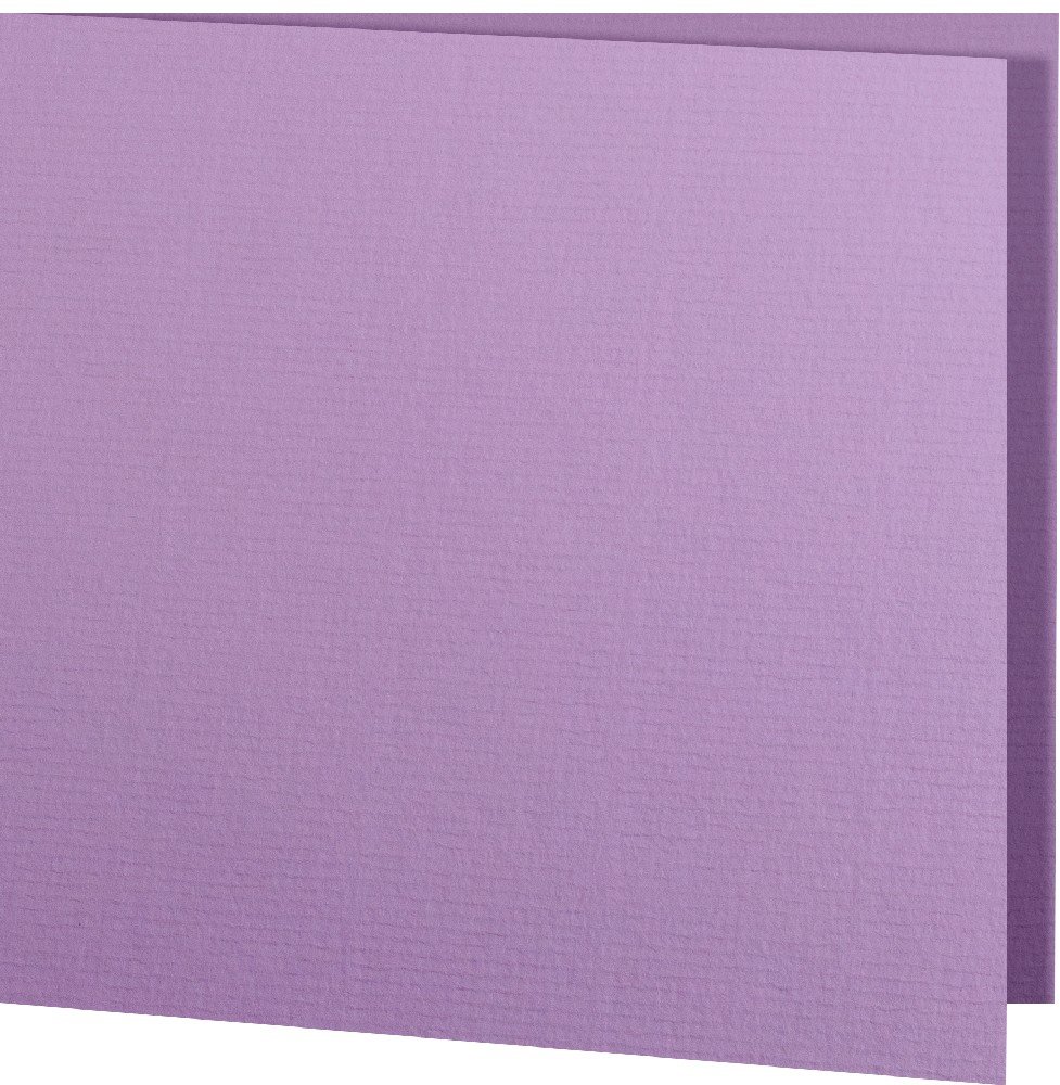 Papperix Kvadrat Dobbelte kort - 5-pak - Lyslilla - 160x160 mm kort, Kort, Kort & kuvert, Scrapbooking, Håndværk