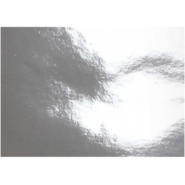 Metallpapper - silver - A4 - 10 ark Metallpapper - silver - A4 - 10 ark