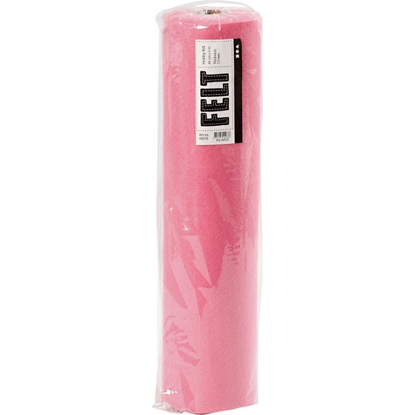 Hobbyfilt - rosa - 5 m Hobbyfilt - rosa - 5 m