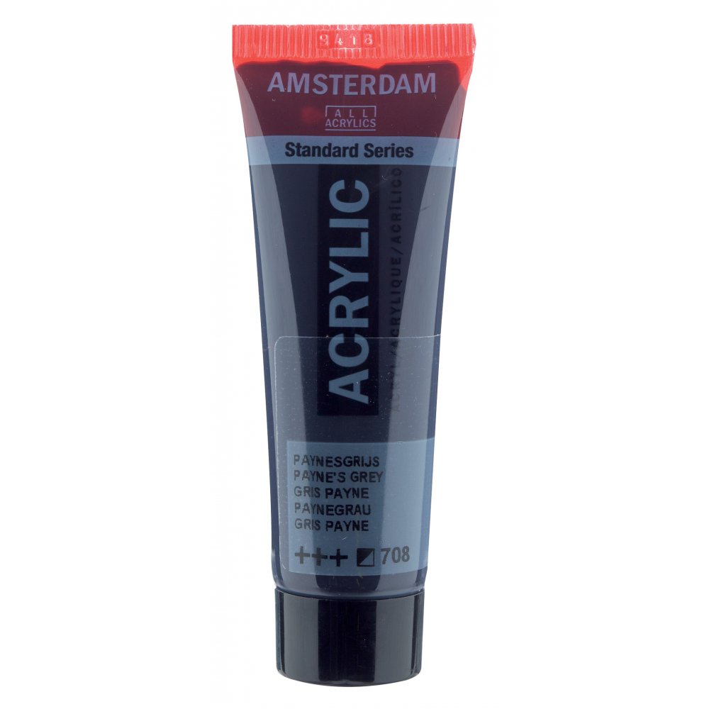 Akrylmaling Amsterdam 20 ml - Payne s Grey - Akrylfarver, Kunstnerfarver