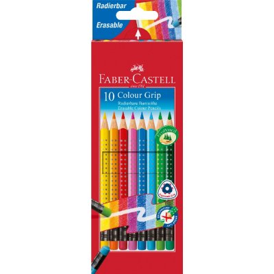 Fargeblyanter Grip utviskbar - 12 blyanter