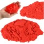 Magisk leksand - 1 kg - R�d