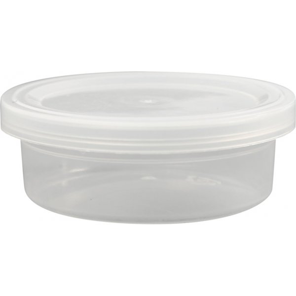 Plastburk med lock - 45 ml - 20 st Plastburk med lock - 45 ml - 20 st
