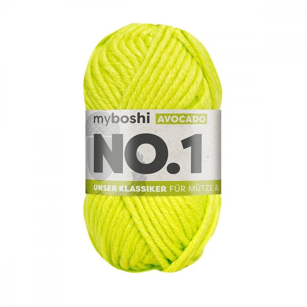 Myboshi No.1 - 50 g - Avocado - Myboshi garn, Garn, Strikke, hækle, knytte og væve