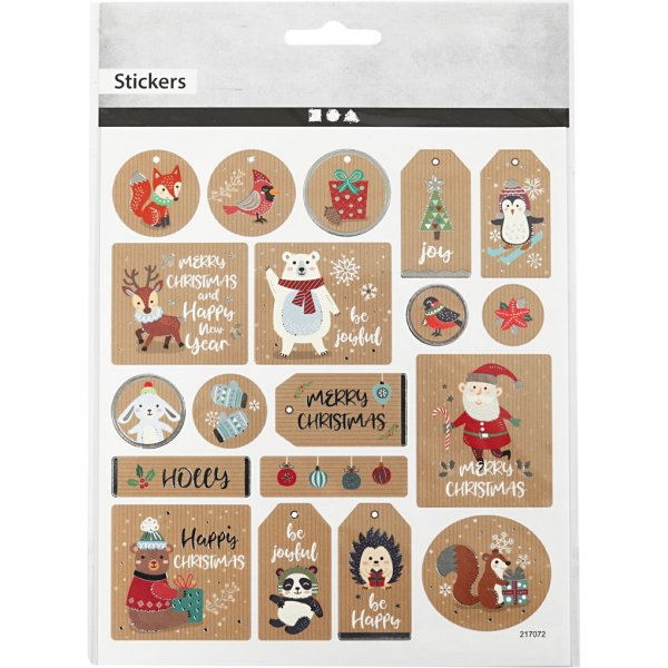 Klistermärken - Julstickers Klistermärken - Julstickers