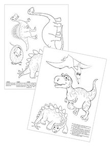 Kit f�r krympplast med dinosaurier