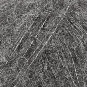 DROPS Brushed Alpaca Silk garn - 25 g - Grå (03)