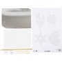 DIY-s�t julepynt s�lvmetal - 8 dele