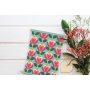 Broderikit med lotusblomma på canvas Broderikit med lotusblomma på canvas