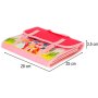 Sensorisk aktivitetsrygs�k prinsesse 28 x 25 cm lyser�d