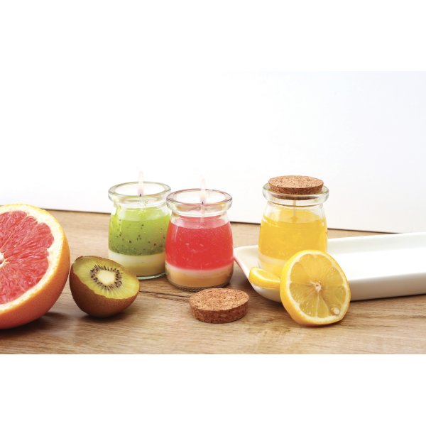 Gör-det-själv kit för fruktljus Gör-det-själv kit för fruktljus