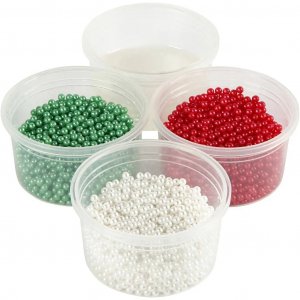 DIY Kit - Pearl Clay - Grøn, rød, hvid DIY Kit - Pearl Clay - Grøn, rød, hvid