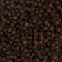 Rocaillep�rlor 3 mm Matt Frozen Brun 25 g