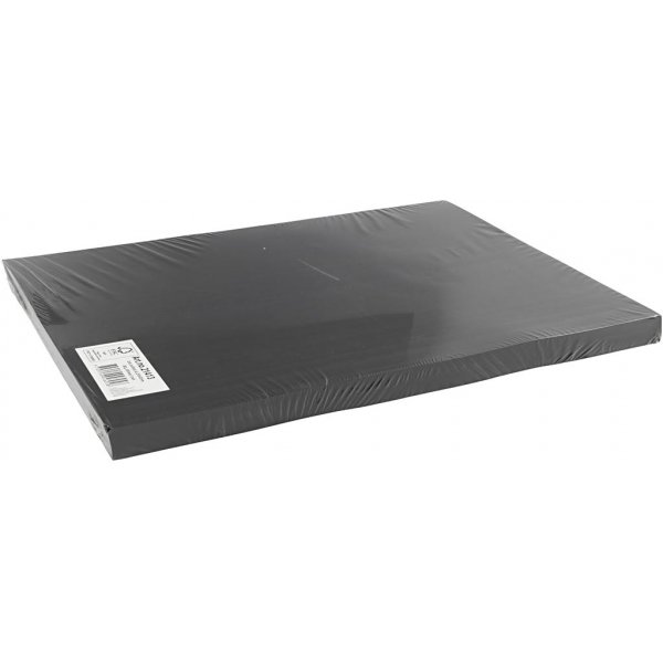 Färgad Kartong - svart - A3 - 180 g - 100 ark Färgad Kartong - svart - A3 - 180 g - 100 ark