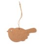 Set med 6 fåglar i MDF 14 x 7 cm Set med 6 fåglar i MDF 14 x 7 cm