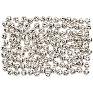 Vaxp�rlor 3 mm Silver 150 st