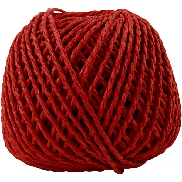 Paperyarn - röd - 40 m Paperyarn - röd - 40 m