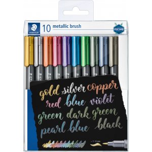Staedtler penselpenn med 10-pakning