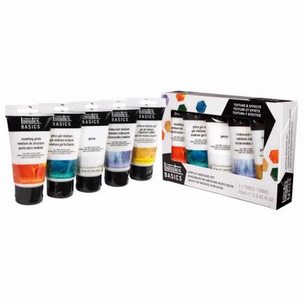 Akrylmedium Liquitex Basics - 5x75ml