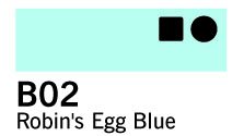 Copic Ciao - B02 - Robin s Egg Blue - Tuschpennor, Pennor, Pennor, kritor & tusch